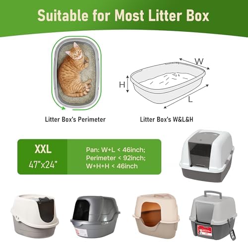 ZOMISIA Cat Litter Box Liner XXL