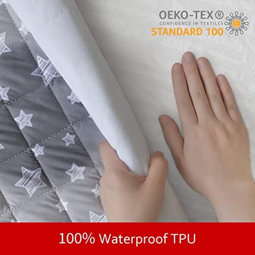Dog Bed Covers Replacement Lovely Grey Star Print, 32x44 Inches, 2 Pack
