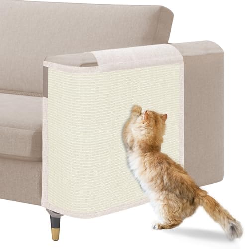 Cat Scratch Sofa Protector, 23.6" L*19.7" W Cat Scratch Furniture Protector Pad