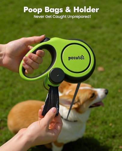 Pecute 16.4ft Retractable Dog Leash