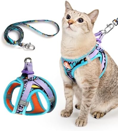 PetThem Upgraded Cat Harness and Leash Set
