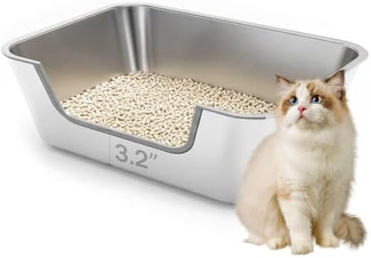 Stainless Steel Cat Litter Box