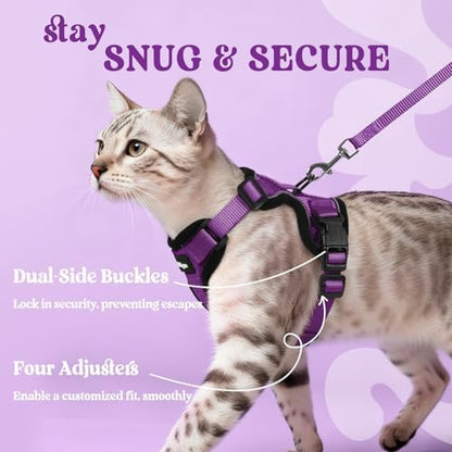 rabbitgoo Cat Harness and Leash Set, Escape Proof Vest