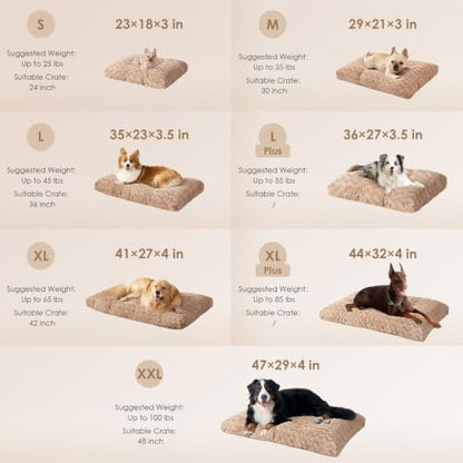 EHEYCIGA Washable XL Dog Beds Large Sized Dog, 44x32 Inch Pet Bed