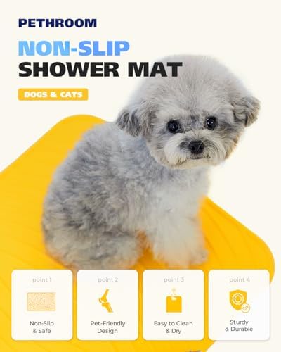 PETHROOM Premium Non-Slip Dog Bath Mat