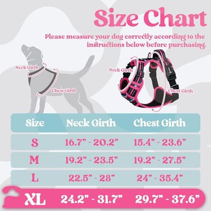 rabbitgoo Dog Harness for Large, Updated Easy On & Off