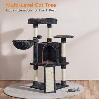 Yaheetech Cat Tree, 42in Cat Tower