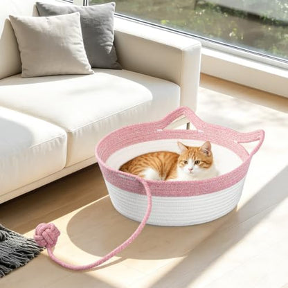 Cat Bed, Cotton Rope Instinct Basket