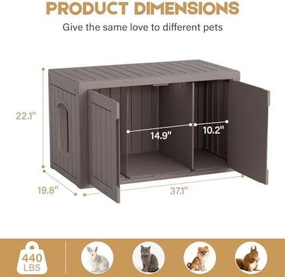 Cat Litter Box Enclosure, Covered Cat Litter Box
