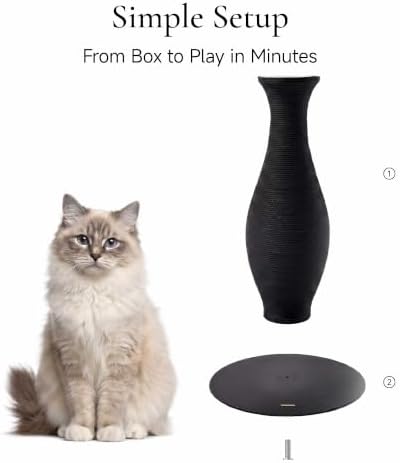 Furrytail 18'' Cat Scratching Post, Paper Rope Scratcher