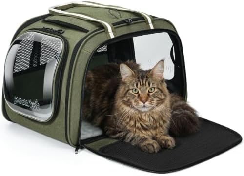 Pecute Cat Carrier, Double Bubble Pet Carrier