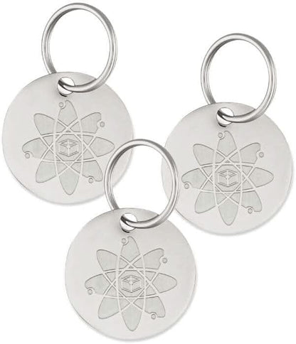 Natural Flea & Tick Repellent Collar Tag for Dogs & Cats – BioPower Pet Shield – Safe for Pets When Used as Directed – Lasts 1 Full Year - Small Tag (<10 Lbs) - 3 Pack
