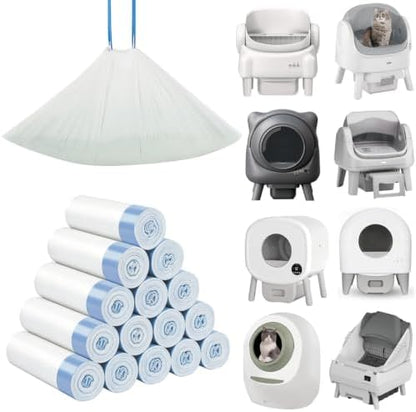 300ct Replacement Litter Box Bags Compatible