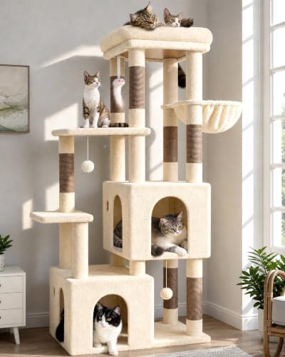 Globlazer Heavy Duty Cat Trees for Big Cats Maine Coon
