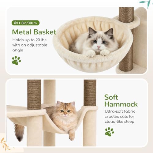Globlazer 73in Corner Stable Cat Tree
