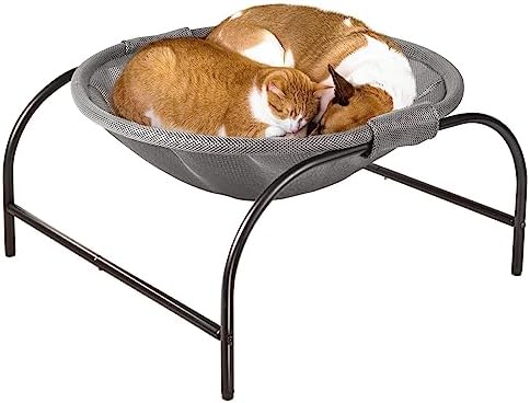 JUNSPOW Cat Bed Large Free-Standing Detachable Pet Hammock Cat Sleep