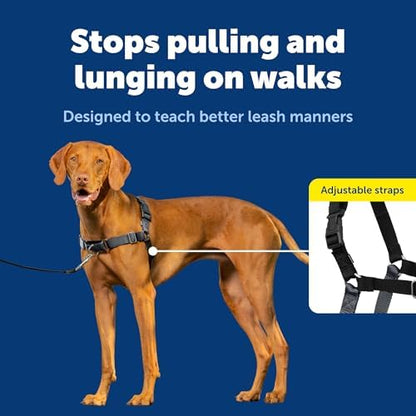 PetSafe Easy Walk Harness, No Pull Dog Harness, Charcoal Gray