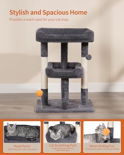FourFurPets Small Cat Tree, Cat Tower