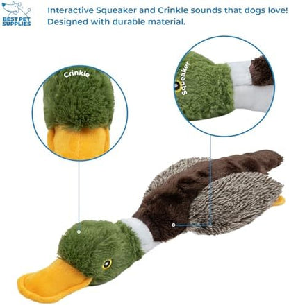 Best Pet Supplies Interactive Squeaky Dog Chew Toy, Ideal Dog Toys