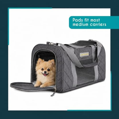 rocket & rex Washable Cat & Dog Carrier Pad, Reusable Liner Insert