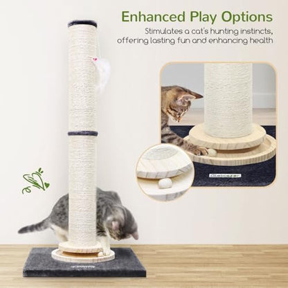 Globlazer 35in Tall 3.9-in Thick Cat Scratching Post