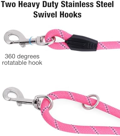 Long Dog Leash for Dog Training 16FT/20FT/30FT/50FT, ReflectiveHeavy Duty Dog