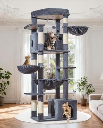 Taoqimiao 72 in Cat Tree, XXL Cat Tower