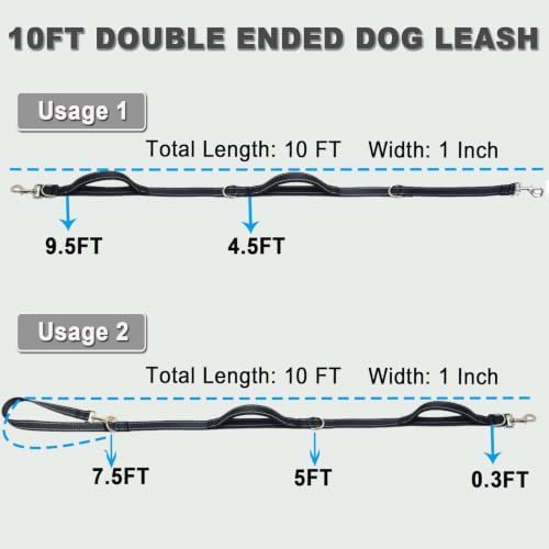 WYuZe Double-Ended Dog Leash