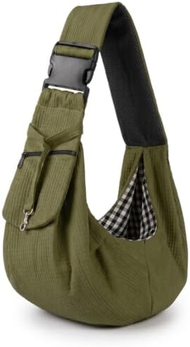 Dog Sling Carrier Adjustable Strap Bag
