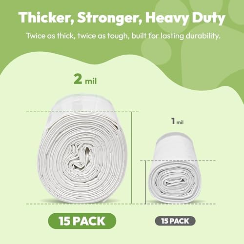 30 Pack Litter Box Liners, Large Drawstring Cat Litter Bags