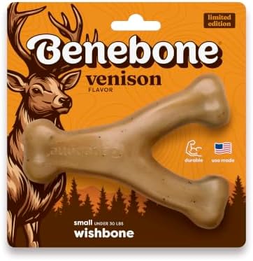 Benebone Wishbone Dog Chew Toy for Aggressive Chewers