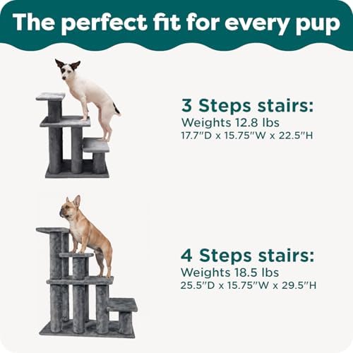 Furhaven Steady Paws Multi-Step Pet Stairs