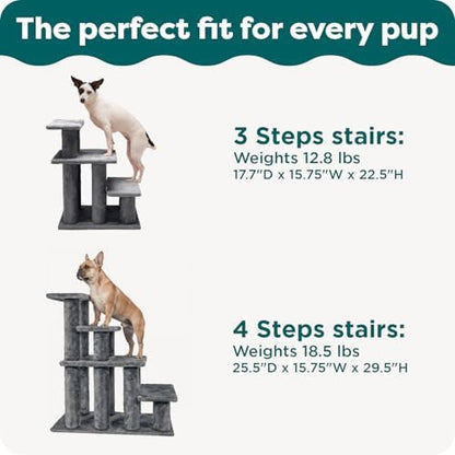 Furhaven Steady Paws Multi-Step Pet Stairs