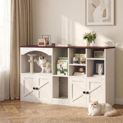 HOOBRO Cat Litter Box Enclosure