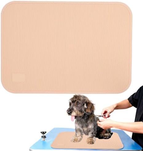 Dog Grooming Table Mat Pad Non Slip，Silicone Durable Premium Non-Slip Dog Bath