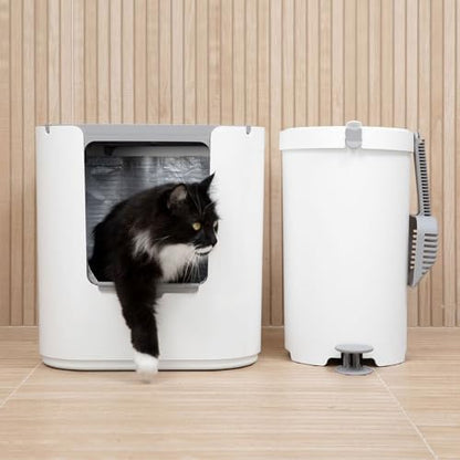 Modkat XL Cat Litter Box, Top or Front-Entry, Scoop & Filters