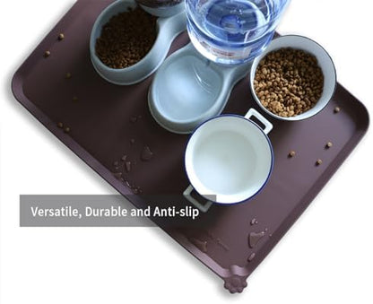 Hoki Found X-Large Silicone Non-Slip Pet Feeding Mats