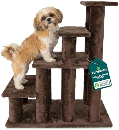 Furhaven Steady Paws Multi-Step Pet Stairs