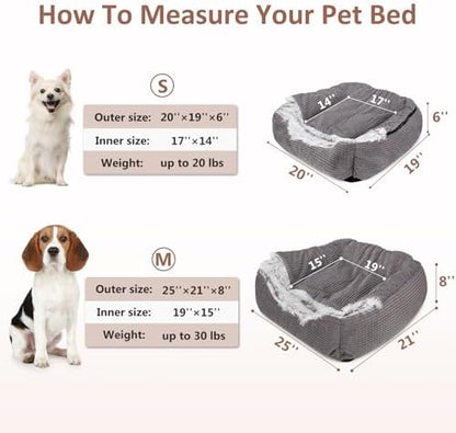 MIXJOY Dog Beds for Small Medium Dogs