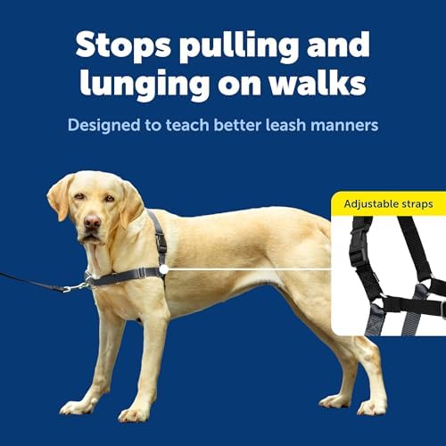 PetSafe Easy Walk Harness, No Pull Dog Harness, Charcoal Gray