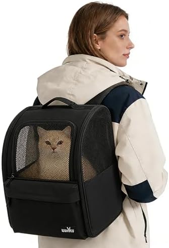 wakytu Cat Carrier Backpack, Pet Backpack Carrier