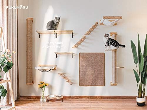FUKUMARU Cat Climbing Shelf Wall Mounted
