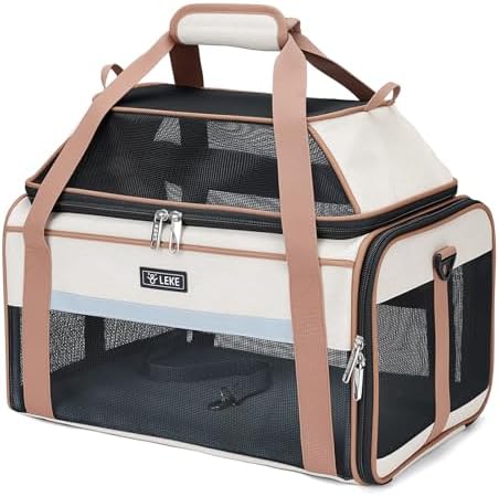 Lekereise Top-Expandable Pet Carrier 18x11x11Inch Delta American United Airline