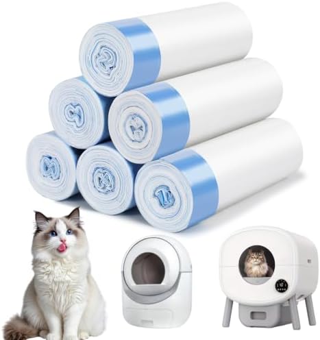 120Pcs Automatic Cat Litter Box Bags Compatible