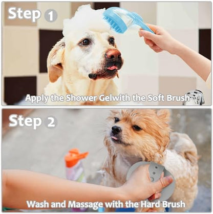 ELEGX Pet Grooming Bath Massage Brush