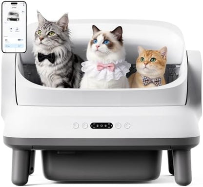 Happypaw XXXL Open-Top Automatic Self Cleaning Litter Box