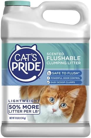 Cat's Pride Flushable Lightweight Scented Clumping Litter 10lb
