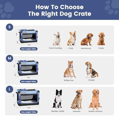 Gardner Pet Soft Collapsible Dog Crate