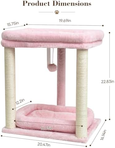 SYANDLVY Small Cat Tree for Indoor Cats