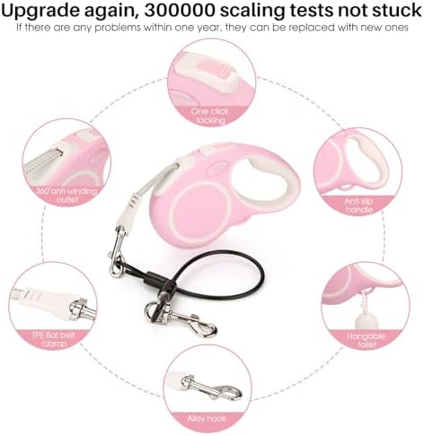Upgraded 16 Ft Retractable Dog Leash